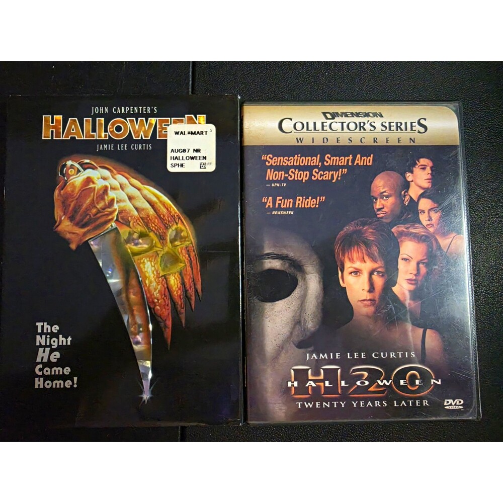 Halloween 1978 + H20 DVD Lot Walmart Slipcover Collector's Series Jamie Lee